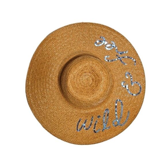 Rampage 'Wild & Free' Beautiful Straw Hat - One Size - Picture 2 of 5